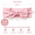 (2, 3-36 Baby Girl Headbands-Infant,Toddler Cotton Handmade Hairbands with Bows Child Hair Accessories Powder Pink