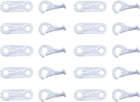 10 Pairs White Replacement Parts for Thomas Train Trackmaster Toys Couplers Hooks Eyes