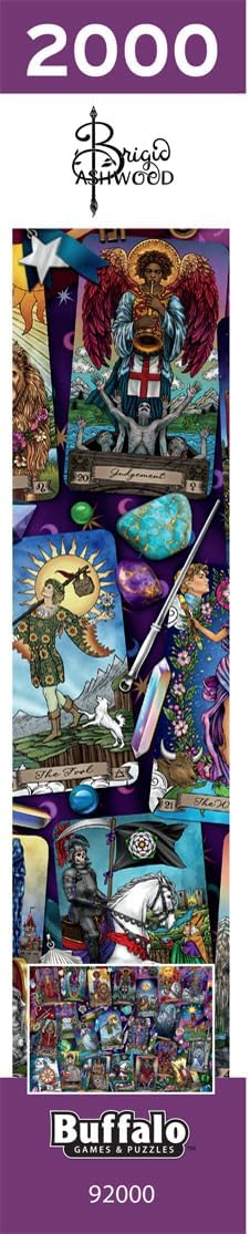 2000 Buffalo Games Luminous Tarot Brigid Ashwood Art & Photo Collection Piece Jigsaw Puzzle Colorful Puzzle for Adults