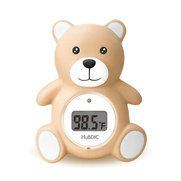 HubiBaby Baby Bath Thermometer & Digital Room Temperature, 2in1 Kids Bathroom Safety