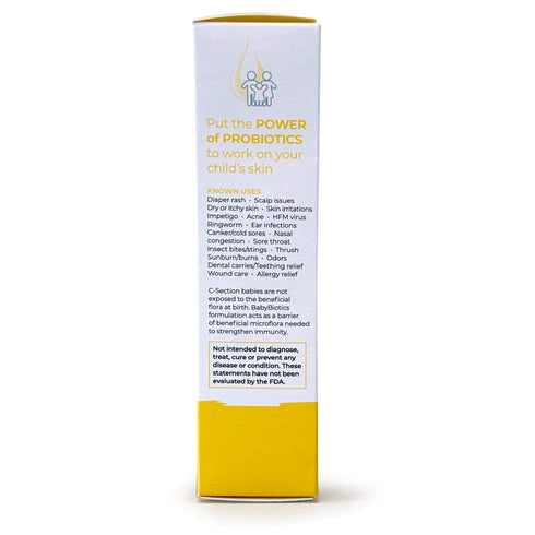 BabyBiotics - Topical Probiotic Body Care for Children, 4oz - Hypoallergenic, Vegan, 100% Natural