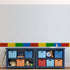 Building Blocks Wall Stickers, Skirting Board Wall Decals Art Decor for Kids Bedroom