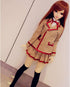 niannyyhouse 1/3 1/4 BJD Dolls Clothes, Khaki Coat, White Shirt, Pleated Skirt, School Uniform Outfit