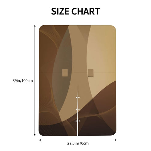 Hcpwzrf Abstract Tan and Brown Baby Car Seat Cover & Nursing Cover - Breathable Stretch Multi-Use Cover