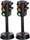 Kisangel 2pcs Traffic Signals Lamp Toy - Traffic Lights with Sound Light for Early Education Kids