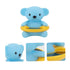 Cute Bear-Shaped Bath Thermometer - Safe Water Temperature Indicator for Kids