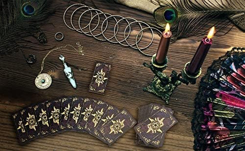IXIGER Tarot Cards with Guide Book and Gift Bag - Classic 78 Card Deck for Beginners and Experts