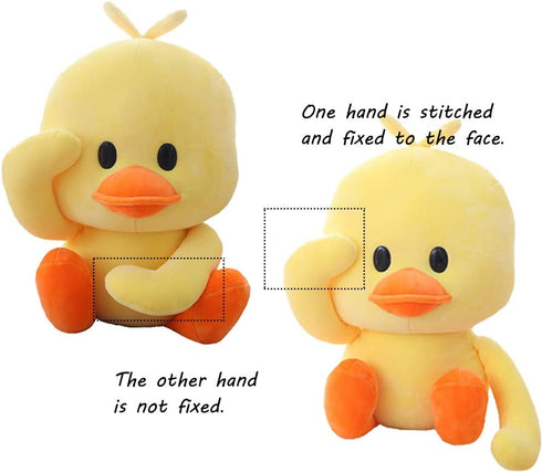 AIXINI 11.8inch Plush Duck Stuffed Animal, Soft Yellow Duckling Duckie, Funny Cuddly Gifts