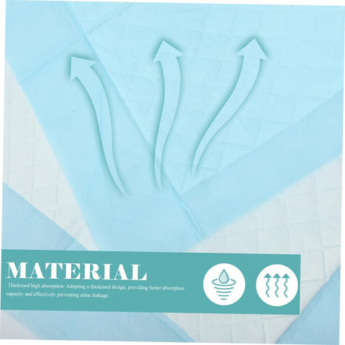 VICASKY 10-Pack Extra Thick Disposable Changing Pads for Leak Protection - Non-Slip Design