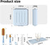 YOTIME Travel Bottle Brush, Travel Bottle Cleaner Kit with Foldable Bottle Drying Rack, for Visit Friends