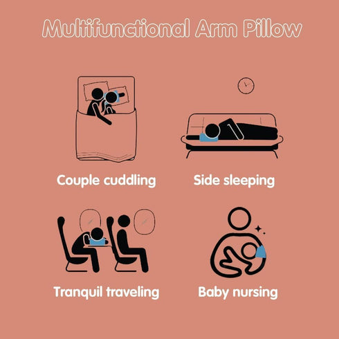 MKXPWMKS Cozy Cozy Cradle Pillow, Cradle Arm Pillow, Baby Nursing Pillow Head Support Pillow for Breastfeeding Bottle