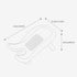 Bokcztml Foldable Hip Washing Tool for Girls Buttocks Newborns PP Bathtub Toddler Bath Infant Bath