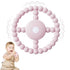 BIKCANP Vibrating Sensory Teething Toys, Soothing Chew Ring for Babies 6-18 Months, Autism