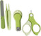 BESPORTBLE Nail Clipper Set for Newborns and Infants, Green Non-Slip Fingernail Trimmer