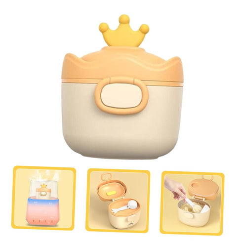 Kisangel Portable Formula Dispenser with Scoop Milk Powder Container for Travel and Storage Safe Non-Toxic Formula