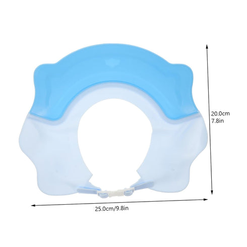 Cartoon Silicone Bath Hat for Kids - Ear Protection Shampoo Cap