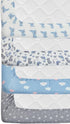 Jola's House 4 Pack Set Soft Baby Boy Crib Sheets for Standard Crib Mattress Dinosaur Star Cloud Soft Neutral Unisex