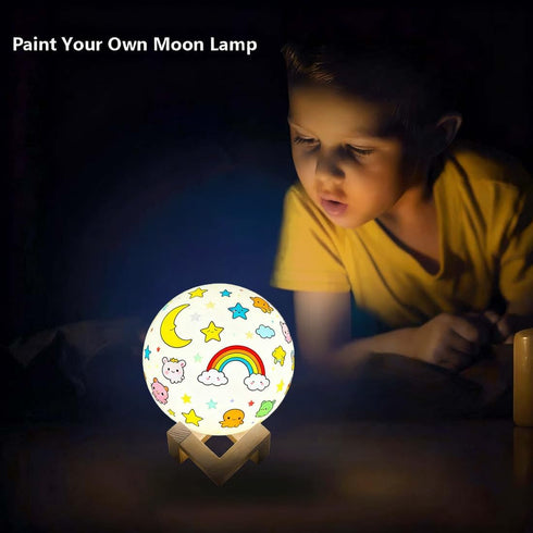 2025 6 7 8 9 10 11 12 13 14 15 16 HOLA Paint Your Own Moon Lamp Kit, Updated USB Rechargeable, DIY Arts Supplies