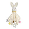 Lovey Bunny Security Blanket for Baby Girls and Boys, Soft Plush Stuffed Animal Blanket with Crinkle Ear