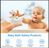 b&h Baby Bath Thermometer, White Swan Shaped Baby Safe Floating Bath Thermometer - Easy to Read Screen
