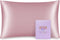 OLESILK 100% Mulberry Silk Toddler Pillowcase, 19 Momme Pure Natural Silk Travel Pillow Case, 13"x 18", Light Plum