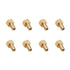 1/24 RC Hex Nut, 8Pcs Brass RC Wheel Lock Nut Replacement Accessories for SCX24 Wheels & Tires (8mm)