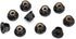Traxxas 8347 4mm (10) Nuts Flanged Nylon Locking Serrated (Black)
