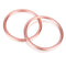Accmor Aluminium Baby Sling Ring 3 inch, Soft Wrap Carrier Rings Accessory