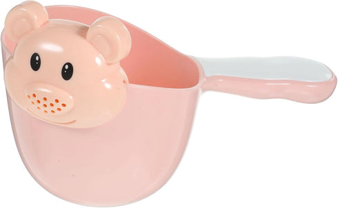 Kisangel Baby Shampoo Rinse Cup Large Capacity Thickened Pp Material Comfortable Round