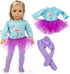 19 18 inch 10 Sets ZQDOLL pcs American Doll Clothes Gift for Doll Clothes and Accessories, Including Complete