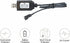 Aliwisdom 2 7.4V 2S Universal RC Battery Charger Cable with SM Pin Connector Plug for Lipo Battery, Compatible with RC