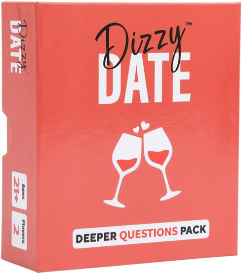 Dizzy Date: The 2nd Date - Deeper Questions Expansion Pack for Date Night, Perfect Valentine's Day Gift!