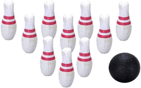 Melody Jane Dolls Houses Dollhouse Miniature Bowling Set