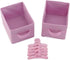 14 Inch Closet 14 Emily Rose Doll Furniture - Open Wardrobe with Hangers & Storage Bins - Wooden Organizer for Wellie