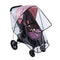 Universal Stroller Rain Cover, Clear Waterproof Weather Shield for Baby Stroller, Protection from Snow and Rain