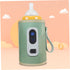KOMBIUDA Portable Bottle Warmer Bag with Adjustable Temperature USB Heating for Travel Outdoor Use Insulated Sleeve