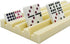 Yuanhe Plastic Domino Card Holders - Set of 4 Dominoes Tile Stand Organizer and Playing Card Racks