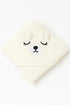 Generic Set (2-Pack) Set) My Tiny Nugget Hooded Baby Bath Towel Soft & Absorbent | Blue & White | Cute Animal Hood |