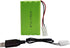 Blomiky 1 Pack 9.6V 2000mAH NiMH Rechargeable AA Battery Packs with Tamiya Connector for RC Car Truck Tank