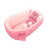 SHXKUAN 0-5 Inflatable Baby Bathtub Infant Anti-Slip Bath Seat Pool with Air Pump Travel Camping Portable Toddler Bath
