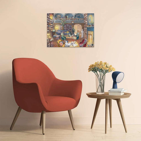 500 Ravensburger - Dream Library - Piece Large Format Jigsaw Puzzle - Beautiful Colors and Intricate Details - Premium
