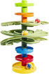 2-Way 9M+ WEofferwhatYOUwant Ball Drop Montessori STEM Ball Tower Toy for Toddlers | Dual Ramp Design, Expandable Green