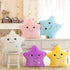 Creative Twinkle Star Shaped Plush Pillow, LED Night Light Glowing Cushions for Kids, Plush Stuffed Toys Gifts and