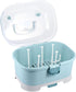 NUOBESTY Baby Bottle Drying Rack with Cover Portable Nursing Bottle Storage Box
