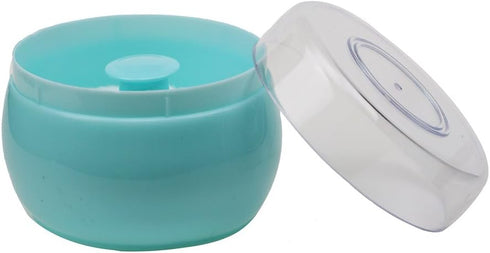 HSOMiD Body Powder Case/Powder Puff Kit/Body Powder Applicator, Dusting Powder Puffs with Loose Powder Container,Handy
