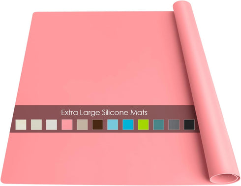 Extra Large Silicone Table Mat, Silicone Mat for Crafts Kids Dinner Placemat