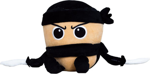 TJLMCORP Italian Brainrot Plush Toys Capuccino Assassino Cool Stuffed Animals Cute Black Samurai