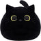 WeBingo Black Cat Plush Toy 16'', Giant Cat Stuffed Animal Plushies Pillow
