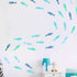Fish Wall Decals, Ocean & Kids Peel & Stick Removable Wall Stickers for Nursery Room Decor