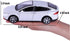 1/32 Model x Metal Die Casting Toy Car, Pull Back with Sound and Lights for Boys 3-12 Years (White)